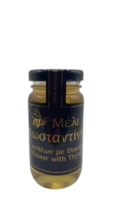 Μέλι Ανθέων με Θυμάρι Πρέβεζας 130g – Ισορροπημένη Γεύση & Μοναδικό Άρωμα